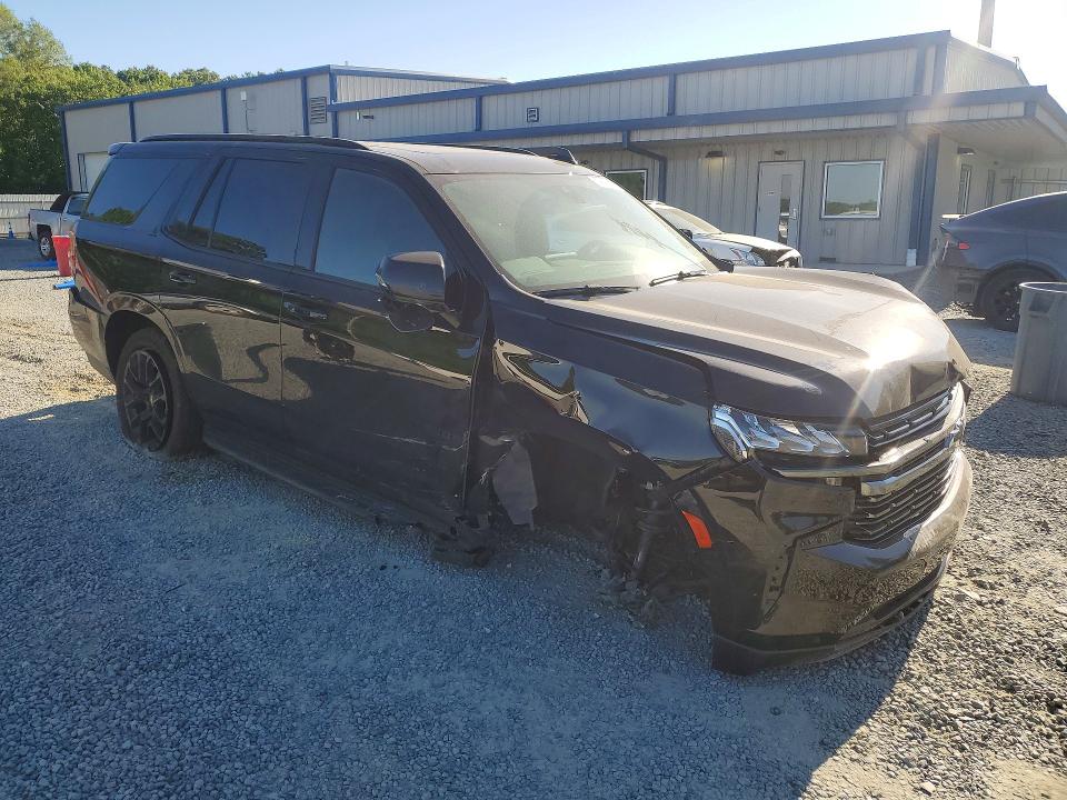 2022 Chevrolet Tahoe VIN 1GNSKRKD7NR243905 COPART salvage auction — FRONT END, Nc - Salvage Certificate Of Title, sold $15,400 on 2026-07-02 (photo 4)