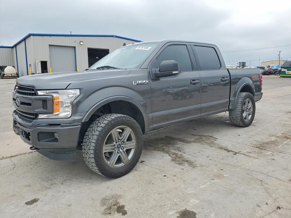 2019 Ford F-150 VIN 1FTEW1E40KKE06034 COPART salvage auction — FRONT END, Ok - Cert Of Title-Salvage, sold $11,300 on 2026-07-30 (photo 1)