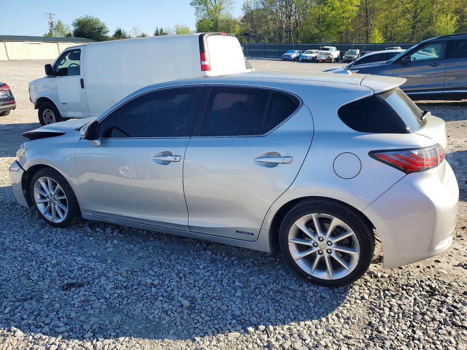 2012 Lexus Ct VIN JTHKD5BH7C2111472 COPART salvage auction — FRONT END, Tn - Salvage Certificate, sold $675 on 2026-07-30 (photo 2)