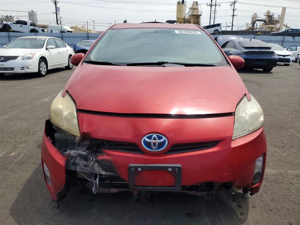 2011 Toyota Prius VIN JTDKN3DU1B0300206 COPART salvage auction — BURN, ID - SALVAGE CERTIFICATE OF TITLE, sold $825 on 2026-07-13 (photo 5)
