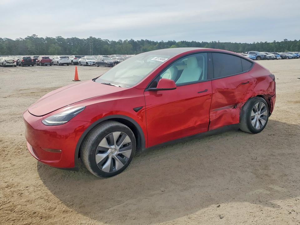 2023 Tesla Model y VIN 7SAYGAEE9PF964913 COPART salvage auction — SIDE, Sc - Cert Of Title-Salvage, sold $13,500 on 2026-07-27 (photo 1)
