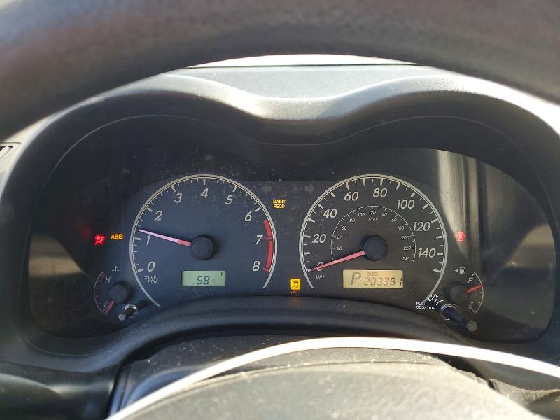 2011 Toyota Corolla VIN JTDBU4EEXB9169353 COPART salvage auction — FRONT END, Nc - Salvage Certificate Of Title, sold $1,300 on 2026-07-15 (photo 9)