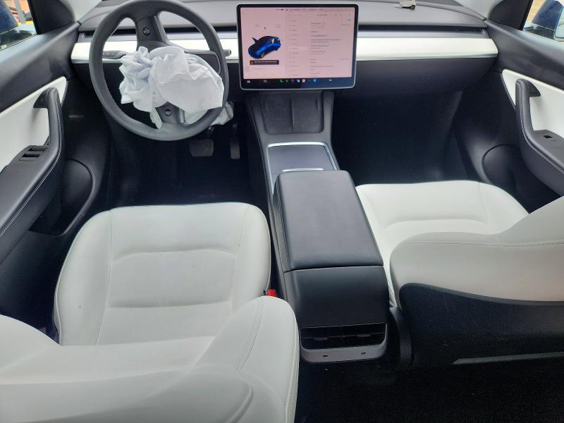 2022 Tesla Model y VIN 7SAYGDEE8NF318776 COPART salvage auction — FRONT END, Mi - Cert Of Title-Salvage Vehicle, sold $7,700 on 2026-07-15 (photo 8)