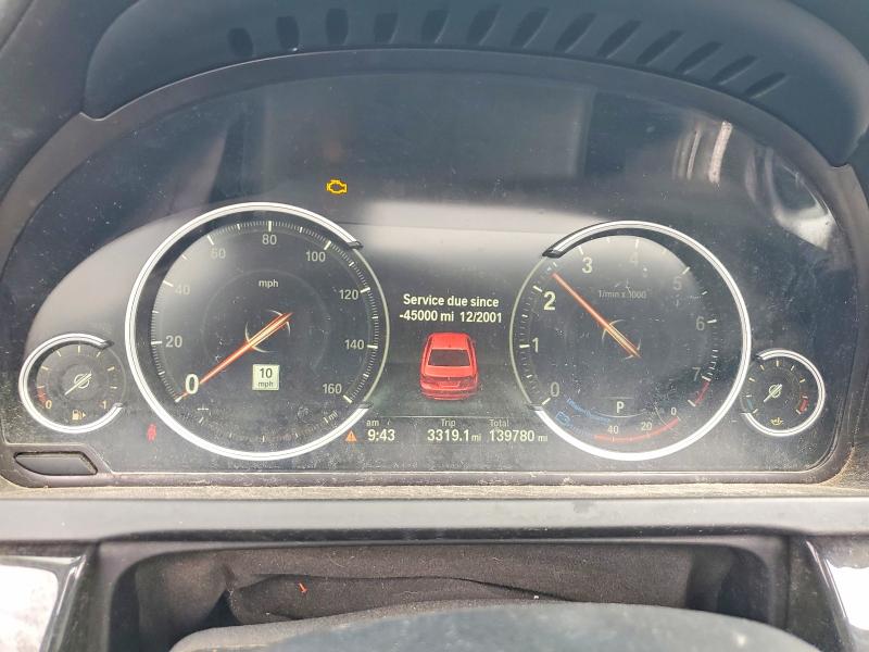 2015 BMW 7er VIN WBAYE8C5XFD781571 COPART salvage auction — FRONT END, Tx - Certificate Of Title (P), sold $4,000 on 2026-07-07 (photo 9)