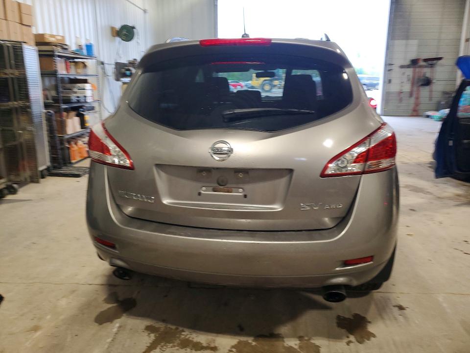 2011 Nissan Murano VIN JN8AZ1MW4BW166282 COPART salvage auction — FRONT END, Ia - Cert Of Title-Salvage Title, sold $500 on 2026-07-10 (photo 6)