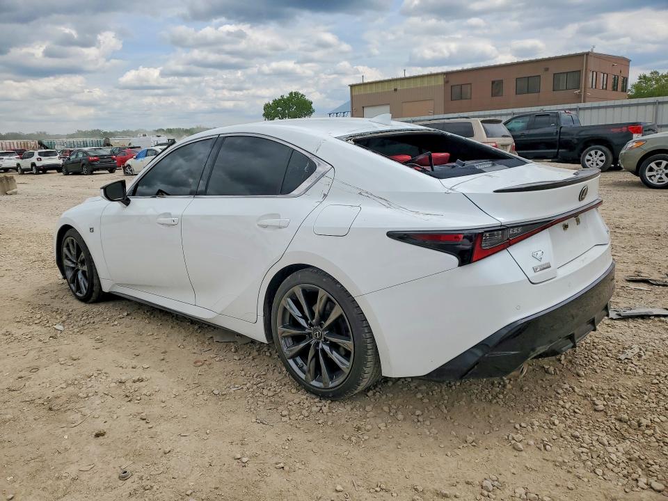 2021 Lexus VIN JTHGZ1B27M5045825 COPART salvage auction — HAIL, Ks - Cert Of Title-Salvage, sold $19,100 on 2026-07-02 (photo 2)