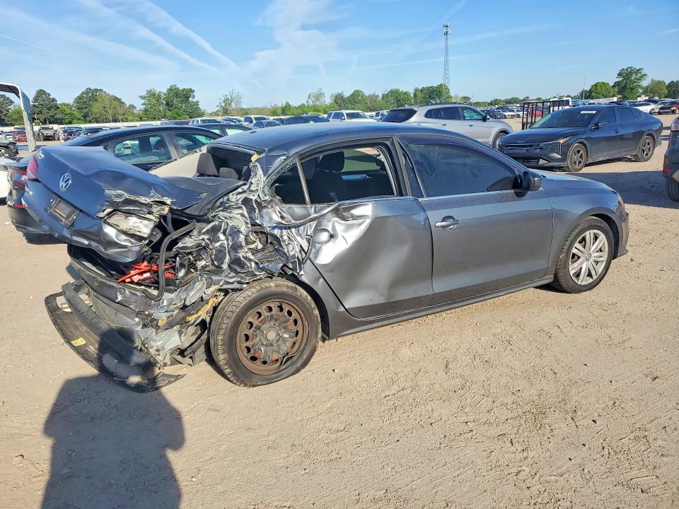 2017 Volkswagen Jetta VIN 3VW2B7AJ0HM343383 COPART salvage auction — REAR END, Al - Cert Of Title-Salvage Title, sold $650 on 2026-07-02 (photo 3)