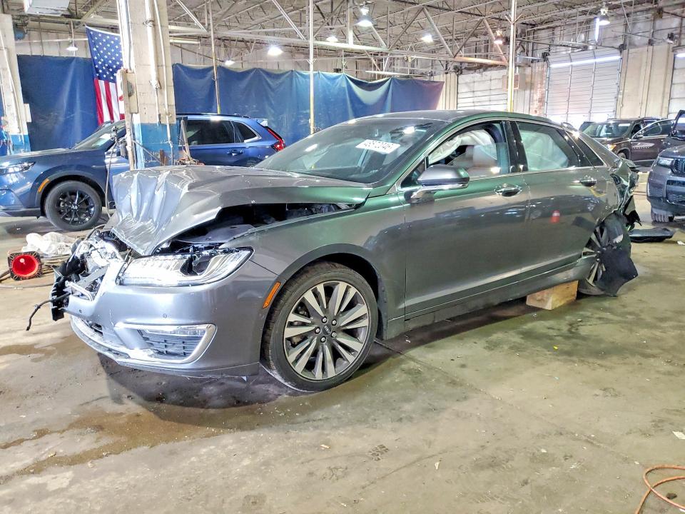 2020 Lincoln Mkz VIN 3LN6L5F93LR611709 COPART salvage auction — FRONT END, Mi - Certificate Of Title, sold $1,200 on 2026-07-21 (photo 1)