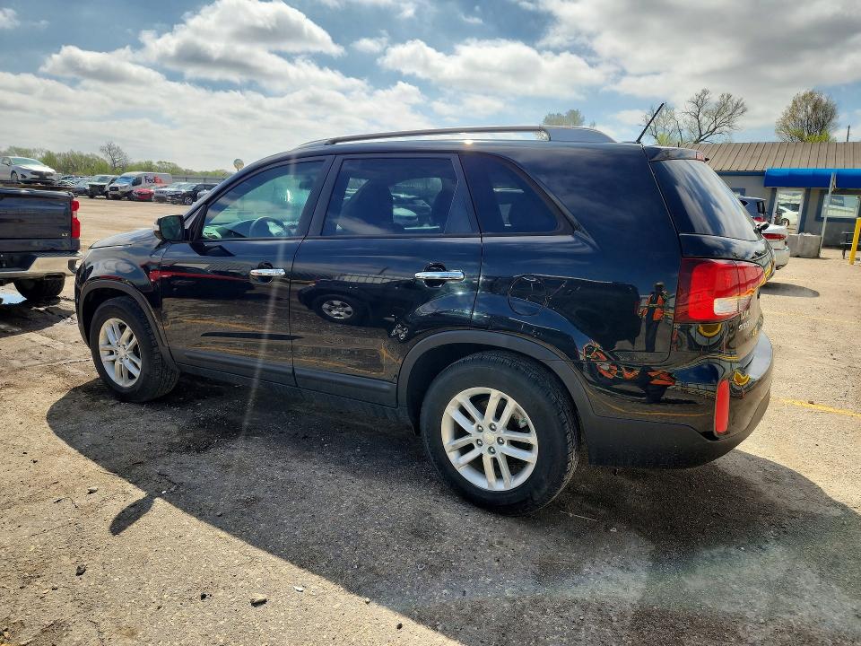 2014 Kia Sorento VIN 5XYKT4A75EG458931 COPART salvage auction — REAR END, Ks - Cert Of Title-Salvage, sold $2,100 on 2026-07-22 (photo 2)