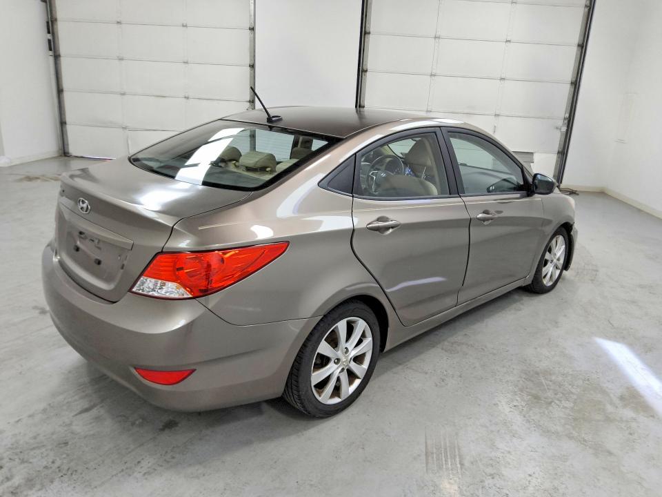 2012 Hyundai Accent VIN KMHCU4AE3CU084505 COPART salvage auction — FRONT END, Nj - Certificate Of Title, sold $475 on 2026-07-14 (photo 3)