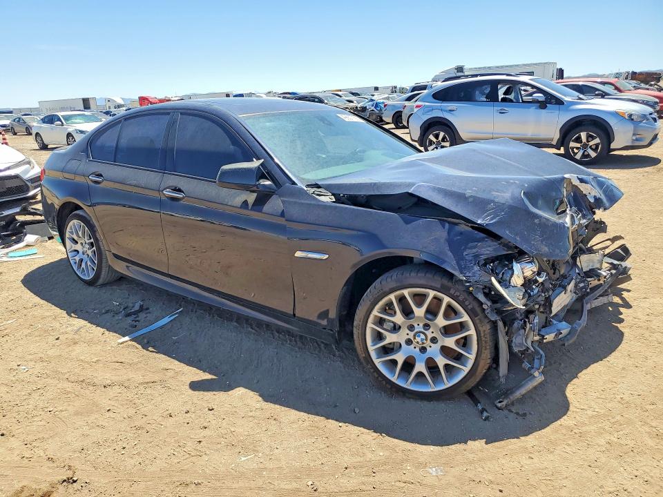 2013 BMW 5er VIN WBAFR7C52DC829511 COPART salvage auction — UNDERCARRIAGE, Ca - Salvage Certificate, sold $725 on 2026-07-20 (photo 4)