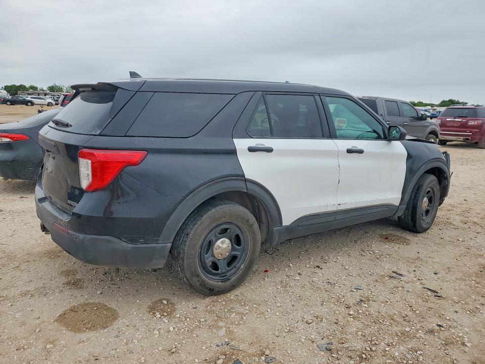 2020 Ford Explorer VIN 1FM5K8AB0LGB85074 COPART salvage auction — FRONT END, Tx - Salvage Vehicle Title, sold $2,850 on 2026-07-09 (photo 3)