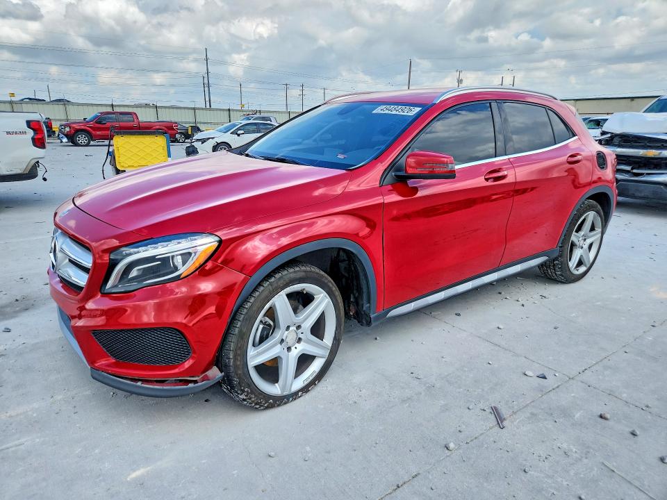 2015 Mercedes-benz Gla-klasse VIN WDCTG4GB8FJ100044 COPART salvage auction — FRONT END, Tx - Salvage Vehicle Title, sold $2,650 on 2026-07-17 (photo 1)