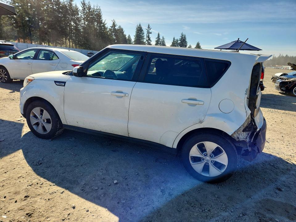 2016 Kia Soul VIN KNDJN2A26G7277738 COPART salvage auction — REAR END, Wa - Bill Of Sale, sold $675 on 2026-07-17 (photo 2)