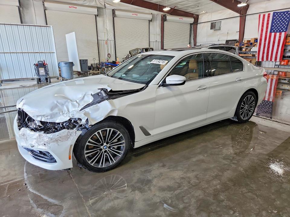 2018 BMW 5er VIN WBAJE7C54JG891292 COPART salvage auction — FRONT END, Il - Salvage Certificate, sold $6,200 on 2026-07-27 (photo 1)