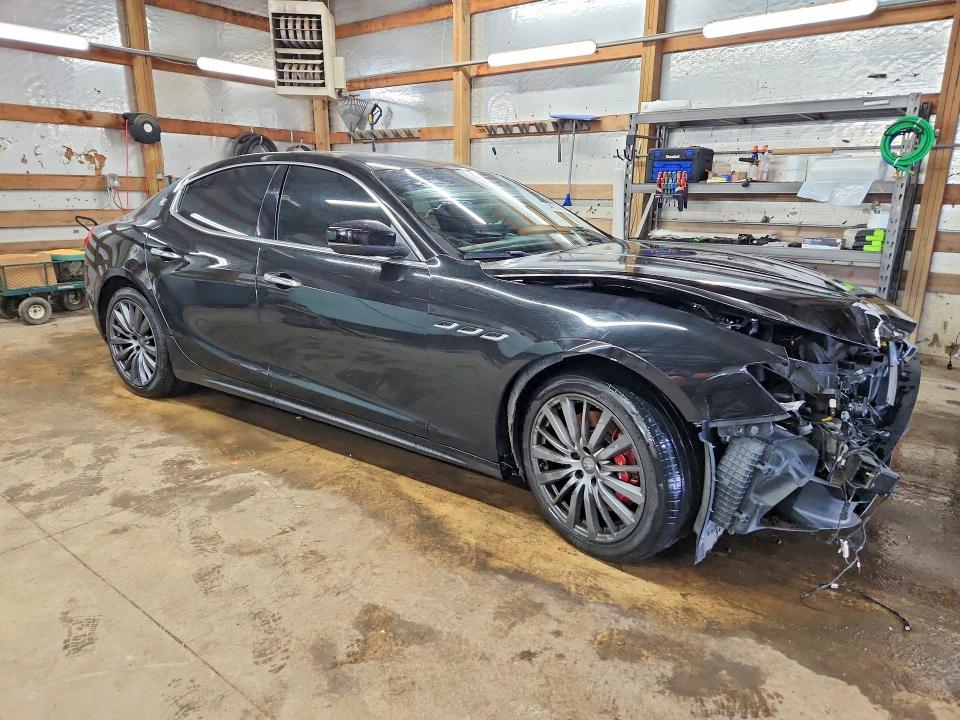 2017 Maserati Ghibli VIN ZAM57RSL6H1221519 COPART salvage auction — FRONT END, Il - Salvage Certificate, sold $2,050 on 2026-07-27 (photo 4)