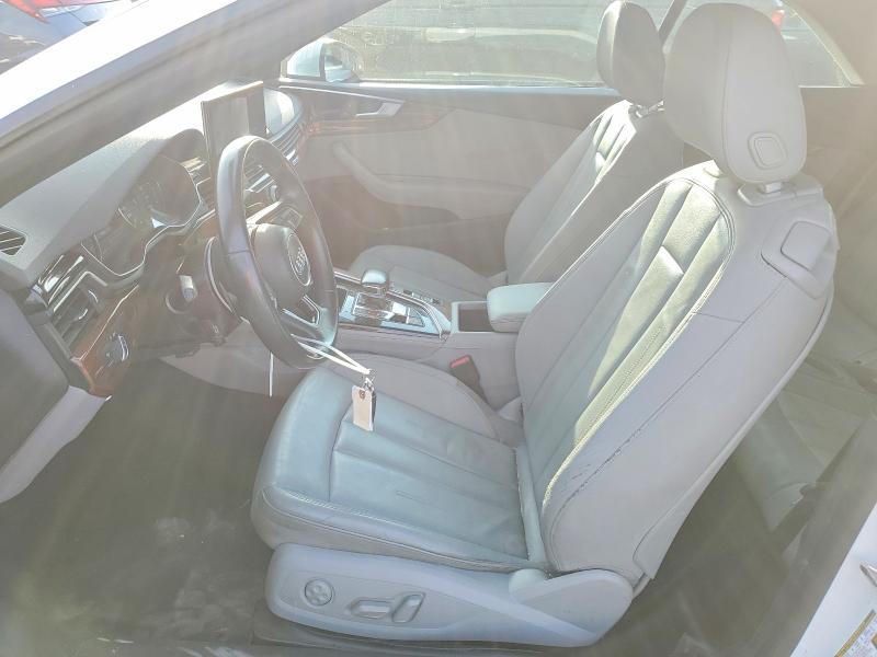2022 Audi A5 VIN WAU2AGF59NN006050 COPART salvage auction — FRONT END, Id - Salvage Certificate Of Title, sold $7,000 on 2026-07-17 (photo 7)