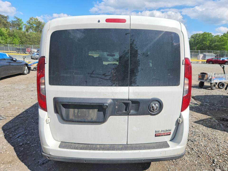 2015 Ram Promaster city VIN ZFBERFBT7F6A18576 COPART salvage auction — FRONT END, Md - Cert Of Salvage > 75% Damage, sold $225 on 2026-07-28 (photo 6)