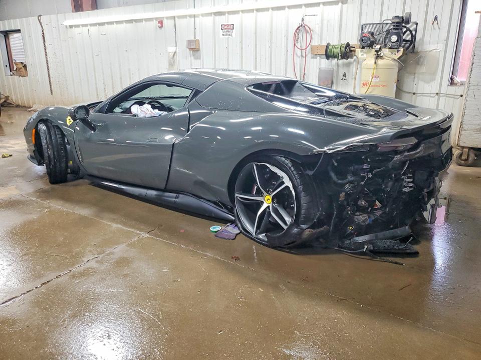 2024 Ferrari VIN ZFF01SMAXR0307461 COPART salvage auction — FRONT END, Mt - Salvage Certificate Of A Vehic, sold $106,000 on 2026-07-28 (photo 2)