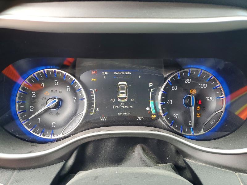 2022 Chrysler Pacifica VIN 2C4RC1BGXNR100151 COPART salvage auction — HAIL, Ia - Cert Of Title-Salvage Title, sold $5,700 on 2026-07-24 (photo 9)