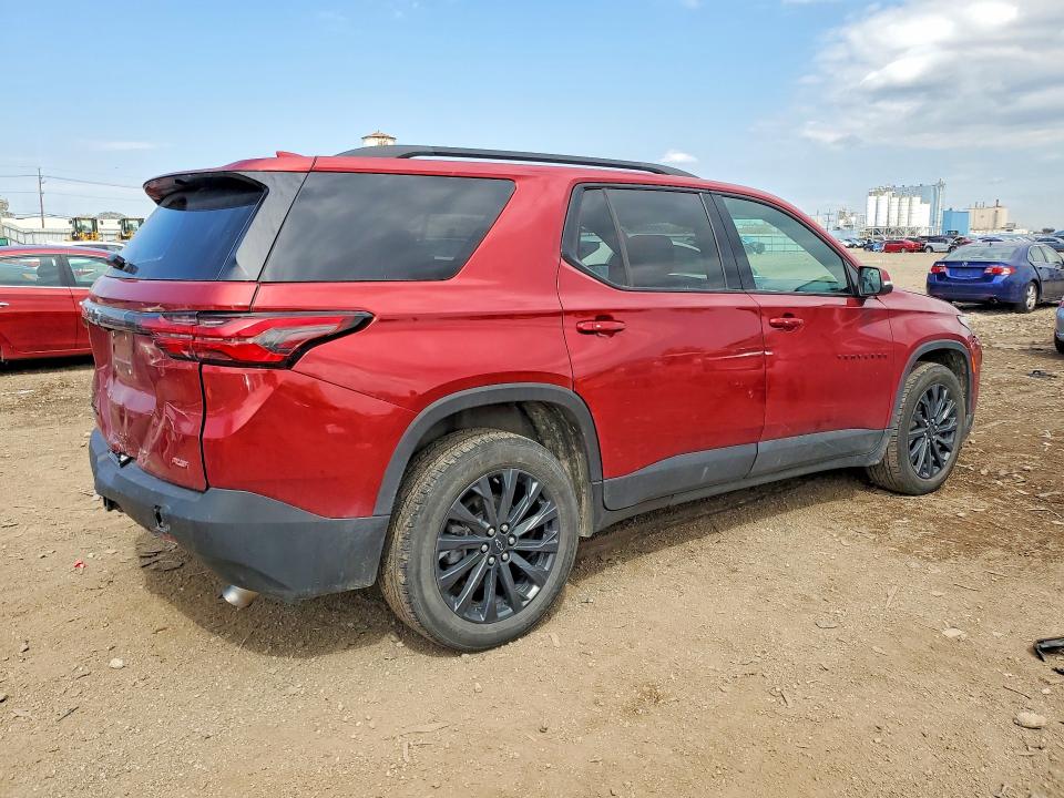 2023 Chevrolet Traverse VIN 1GNEVJKW0PJ256990 COPART salvage auction — FRONT END, Il - Salvage Certificate, sold $12,400 on 2026-07-03 (photo 3)