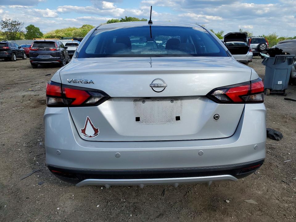 2024 Nissan Versa VIN 3N1CN8DV3RL819929 COPART salvage auction — FRONT END, Md - Cert Of Salvage > 75% Damage, sold $3,800 on 2026-07-09 (photo 6)