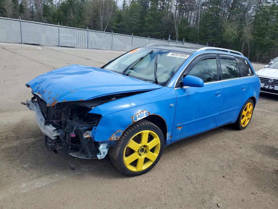 2007 Audi A4 VIN WAUKF78E57A257916 COPART salvage auction — FRONT END, ON - PERMIT SALVAGE, sold $175 on 2026-07-14 (photo 1)