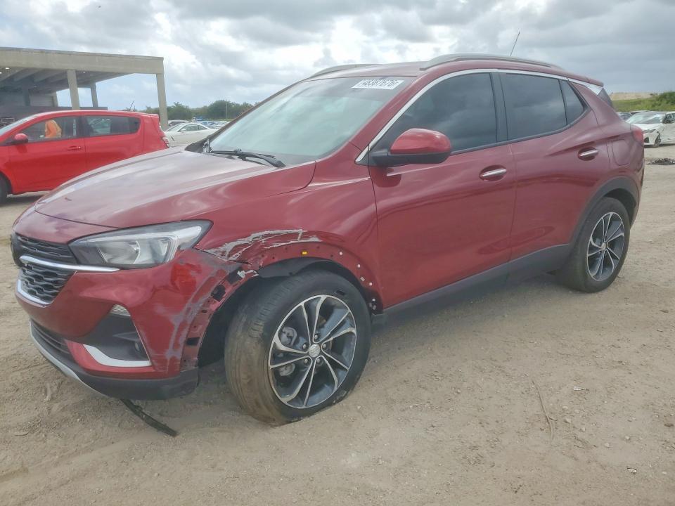 2022 Buick Encore VIN KL4MMDS29NB141442 COPART salvage auction — FRONT END, Salvage Title, sold $2,900 on 2026-07-14 (photo 1)