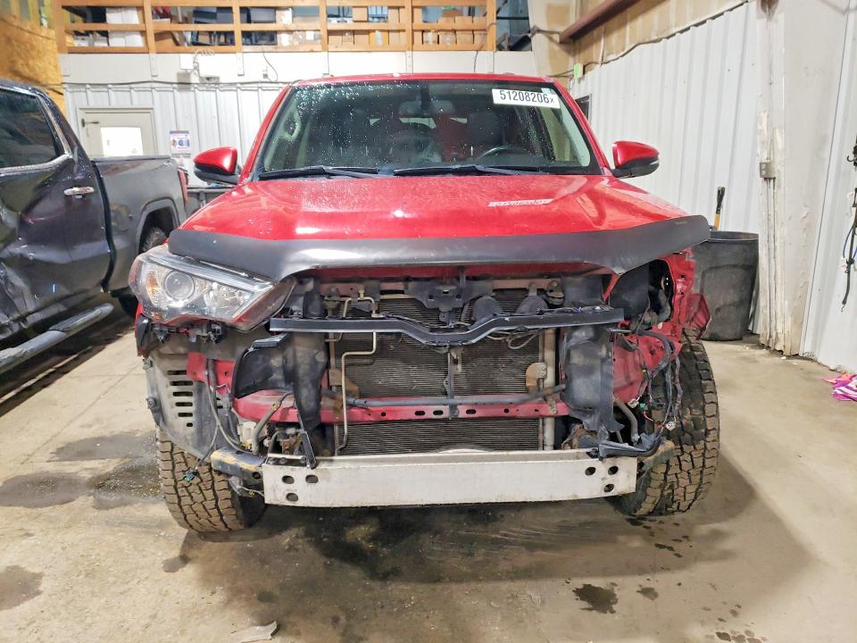 2014 Toyota 4runner VIN JTEBU5JR6E5199942 COPART salvage auction — FRONT END, Salvage Title, sold $3,200 on 2026-07-21 (photo 5)