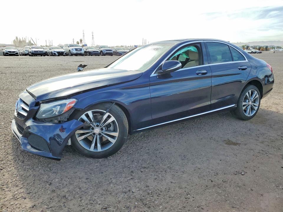 2015 Mercedes-benz C class VIN 55SWF4KBXFU022319 COPART salvage auction — FRONT END, AZ - CERTIFICATE OF TITLE, sold $1,550 on 2026-07-07 (photo 1)