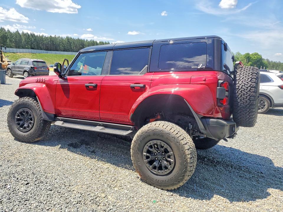 2025 Ford Bronco VIN 1FMEE0RRXSLB04372 COPART salvage auction — FRONT END, Nc - Salvage Certificate Of Title, sold $45,750 on 2026-07-02 (photo 2)