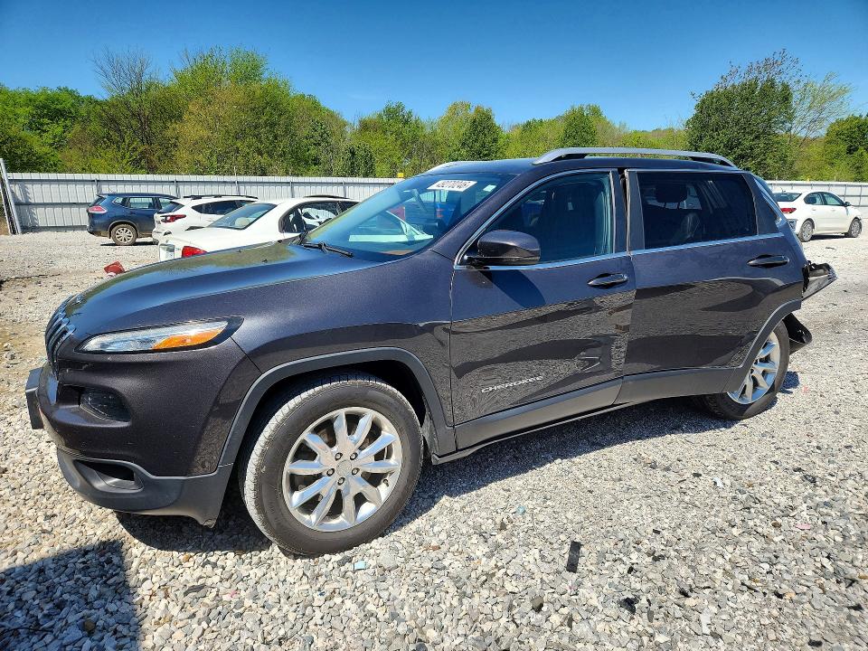 2015 Jeep Cherokee VIN 1C4PJMDB0FW698923 COPART salvage auction — REAR END, Ar - Cert Of Title-Salvage, sold $2,650 on 2026-07-22 (photo 1)