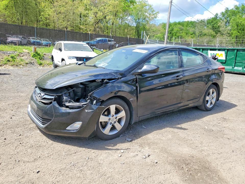 2013 Hyundai VIN KMHDH4AE3DU753432 COPART salvage auction — FRONT END, Md - Cert Of Salvage > 75% Damage, sold $550 on 2026-07-28 (photo 1)