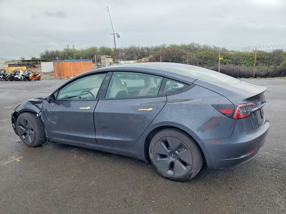 2023 Tesla Model 3 VIN 5YJ3E1EA9PF699730 COPART salvage auction — FRONT END, Hi - Certificate Of Salvage, sold $2 on 2026-07-27 (photo 2)