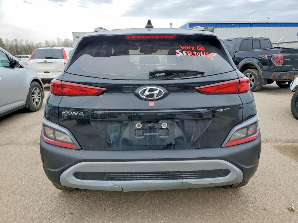 2023 Hyundai Kona VIN KM8K22AB9PU933599 COPART salvage auction — FRONT END, On - Permit Salvage, sold $3,100 on 2026-07-28 (photo 6)