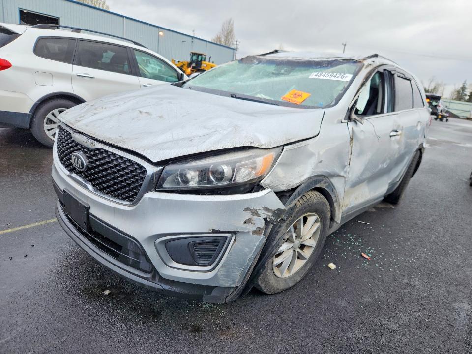 2017 Kia Sorento VIN 5XYPGDA3XHG267839 COPART salvage auction — ROLLOVER, Or - Salvage Title Certificate, sold $1,050 on 2026-07-27 (photo 1)