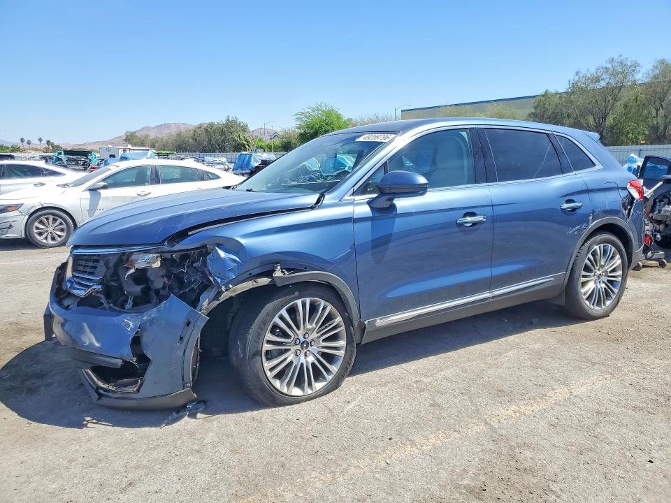 2018 Lincoln Mkx VIN 2LMPJ6LR6JBL29357 COPART salvage auction — FRONT END, Nv - Salvage Title, sold $1,250 on 2026-07-02 (photo 1)