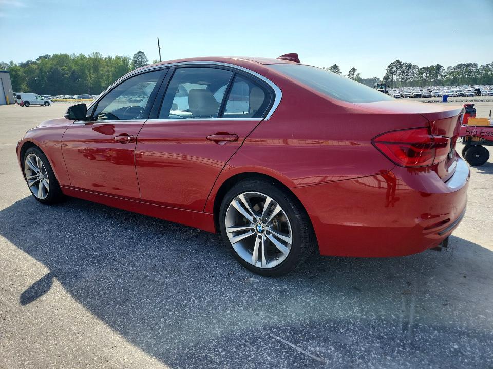 2017 BMW 3er VIN WBA8B9C57HK675835 COPART salvage auction — FRONT END, Nc - Salvage Certificate Of Title, sold $3,500 on 2026-07-02 (photo 2)