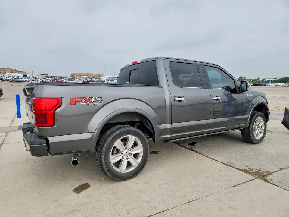 2018 Ford F-150 VIN 1FTEW1EGXJFC99916 COPART salvage auction — FRONT END, Tx - Salvage Vehicle Title, sold $12,400 on 2026-07-09 (photo 3)
