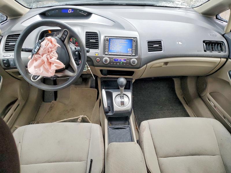 2010 Honda Civic VIN JHMFA3F28AS006098 COPART salvage auction — FRONT END, In - Cert Of Title-Salvage Title, sold $350 on 2026-07-13 (photo 8)