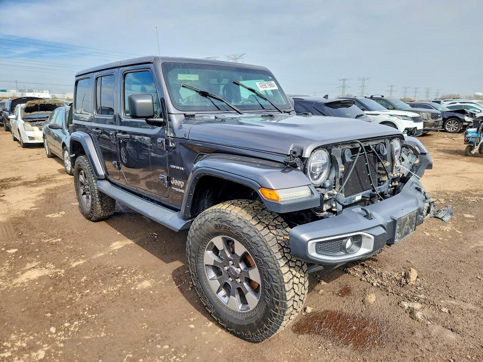 2018 Jeep Wrangler / VIN 1C4HJXEG5JW268507 COPART salvage auction — FRONT END, IL - SALVAGE CERTIFICATE, sold $11,600 on 2026-07-09 (photo 4)