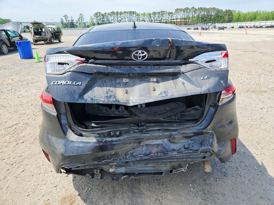 2022 Toyota Corolla VIN 5YFEPMAE6NP375939 COPART salvage auction — REAR END, Nc - Salvage Certificate Of Title, sold $4,300 on 2026-07-20 (photo 6)