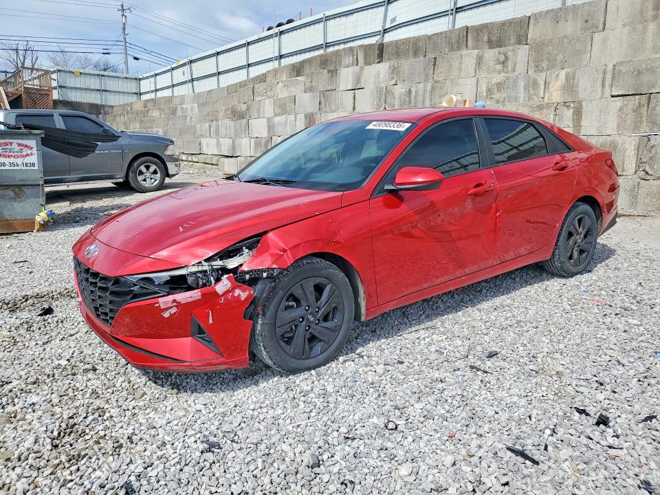 2021 Hyundai Elantra VIN 5NPLS4AG3MH000366 COPART salvage auction — FRONT END, Ky - Cert Of Title-Salvage, sold $5,300 on 2026-07-31 (photo 1)