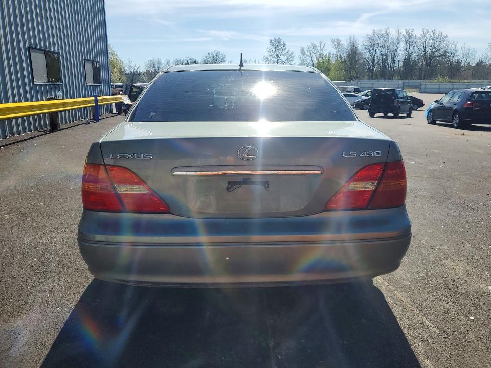 2002 Lexus Ls VIN JTHBN30F220067474 COPART salvage auction — FRONT END, Or - Lien Papers Salvage, sold $175 on 2026-07-27 (photo 6)