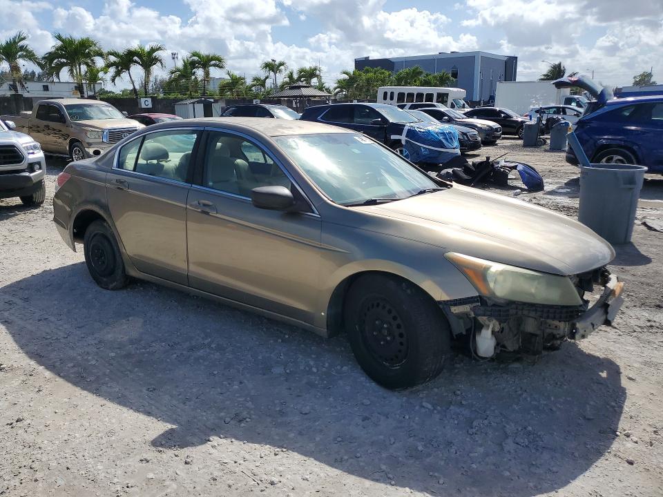 2008 Honda Accord VIN 1HGCP26308A124685 COPART salvage auction — FRONT END, FL - CERT OF TITLE SLVG REBUILDABLE, sold $400 on 2026-07-02 (photo 4)
