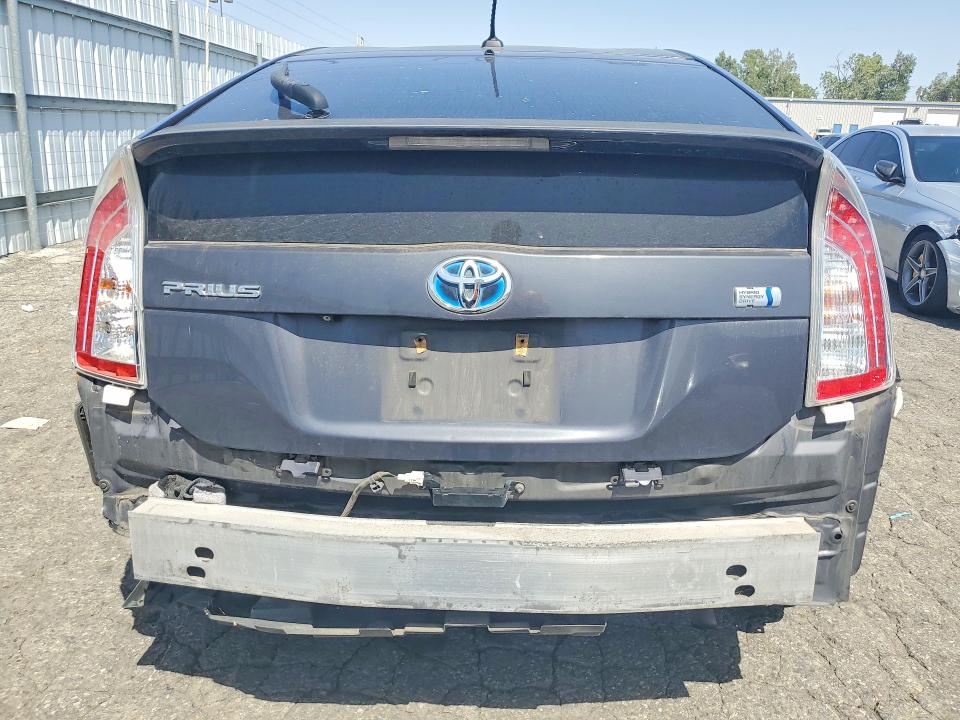 2014 Toyota Prius VIN JTDKN3DU7E1815905 COPART salvage auction — ALL OVER, Ca - Salvage Certificate, sold $350 on 2026-07-09 (photo 6)