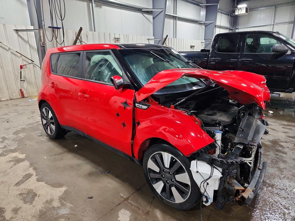 2014 Kia Soul VIN KNDJX3A50E7713166 COPART salvage auction — FRONT END, Mn - Cert Of Title-Prior Salvage, sold $525 on 2026-07-09 (photo 4)