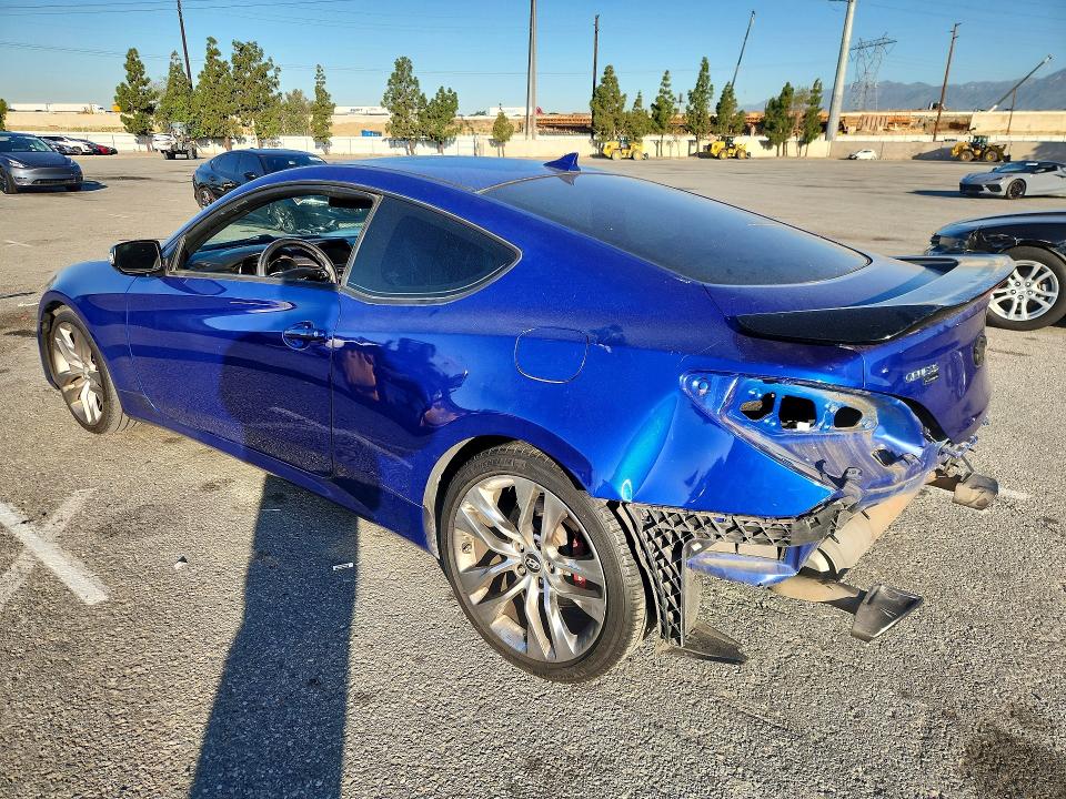 2013 Hyundai Genesis VIN KMHHU6KJ8DU105802 COPART salvage auction — REAR END, Salvage Title, sold $150 on 2026-07-23 (photo 2)