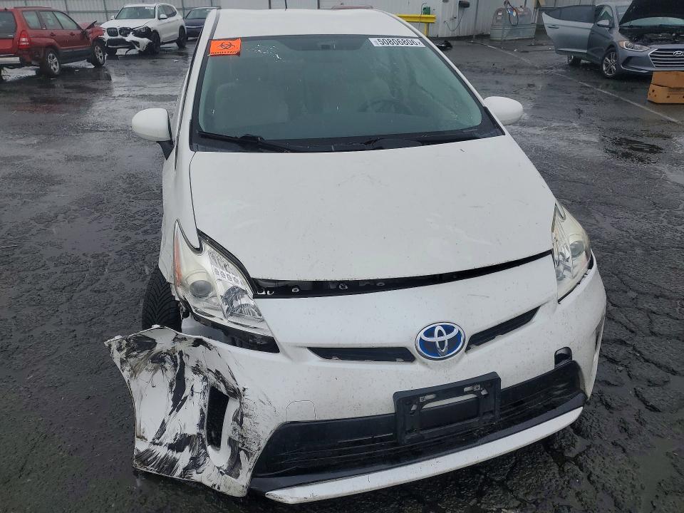 2015 Toyota Prius VIN JTDKN3DU9F1887481 COPART salvage auction — FRONT END, Ca - Salvage Certificate, sold $3,599 on 2026-07-11 (photo 5)