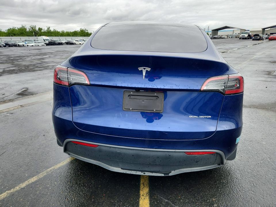 2025 Tesla Model y VIN 7SAYGDEE4SF275808 COPART salvage auction — UNDERCARRIAGE, Ca - Salvage Certificate, sold $11,200 on 2026-07-02 (photo 6)